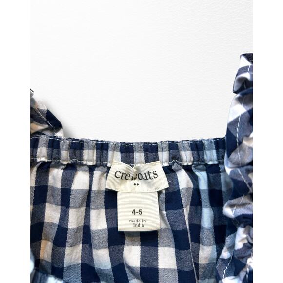 Crewcuts Gingham Squareneck Top, Size 4/5 - Picture 4 of 8